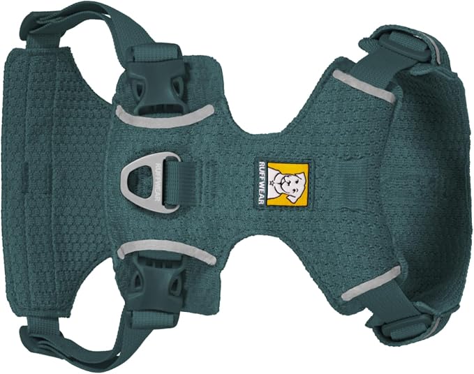 Ruffwear, Front Range Flex Dog Harness, Engineered Knit Construction for Ultimate Fit and Mobility, Lightweight Flexible Everyday Harness with Dual Leash Clips, Deep Teal, XX-Small - Image 9