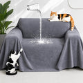 Loiion Cat Scratch Proof Furniture Protector Waterproof Sofa Cover 91"x71" | Pet-Friendly Couch Protector, Anti-Scratch & Anti-Slip Sofa Cover For Cats Dogs Kids, Machine Washable by Loiion