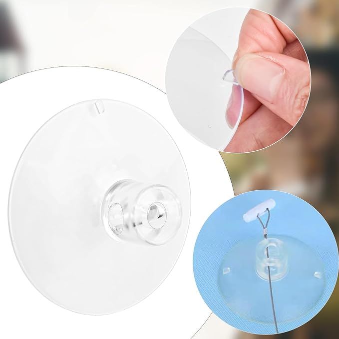 4 Pcs Thick Suction Cup Cat Window Perches Window Hammock Replacement Suction Cup for Cat Seat Perch Hammock Hanging Pet Supplies (Classic Style) - Image 2