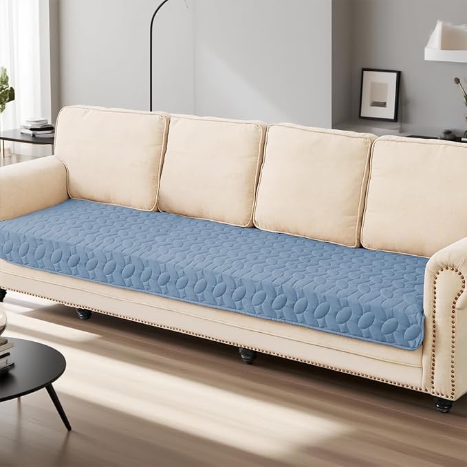 Ameritex Waterproof Pet Bed Cover Anti-Slip Dog Bed Blanket for Sofa and Furniture Waterproof New Pattern Design (Lightblue, 30x90 Inch (Pack of 1)) - Image 6