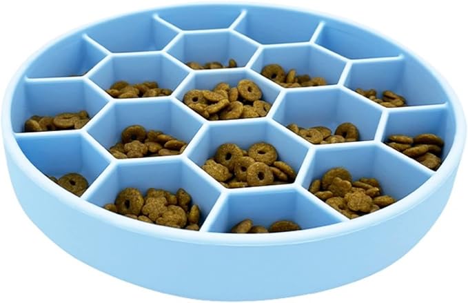Mr. Peanut's Interactive Slow Feed Dog Bowl, Fun Healthy Bloat Stop Feeder (Medium) by MrPeanuts