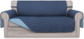 Easy-Going Reversible Couch Cover, 2 Cushion Sofa, Dark Blue/Light Blue | Oversized Loveseat Slipcover For Dogs, Water Resistant Mat, Living Room, Non-Slip Sofa Cover, Pet Friendly by Easy-Going