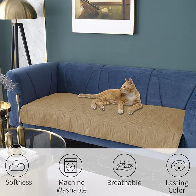 Ameritex Waterproof Dog Bed Cover Pet Blanket with Anti-Slip Back for Furniture Bed Couch Sofa - Image 5