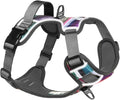 Embark No Pull Dog Harness, Reflective Adjustable Training Vest, No Choke | Adjustable straps fit all dog breeds with sturdy hooks; 360° reflective trim, soft padded Harness Design for All Dogs by EmbarkHarnessCo