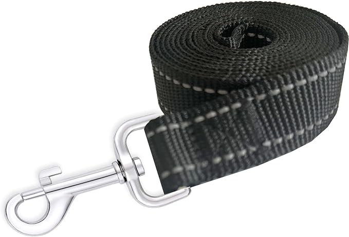 Reflective Dog Leash 7Ft /8 Feet Long, 1 Inch Wide, for Small and Medium Dogs - Image 2