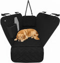 Active Pets Dog Car Seat Cover for Back Seat, Waterproof Pet Protection Hammock, SUV Truck Car Backseat Protector with Safety Features, Black by ActivePets