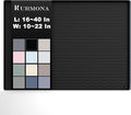 URMONA 34 x 19 in Waterproof Silicone Under Sink Mat, Cabinet Protector | Black, Under Kitchen Sink Mat, Kitchen Cabinet Liner, Bathroom Sink Protector, Pet Food Mat and Cat Litter Mat by URMONA
