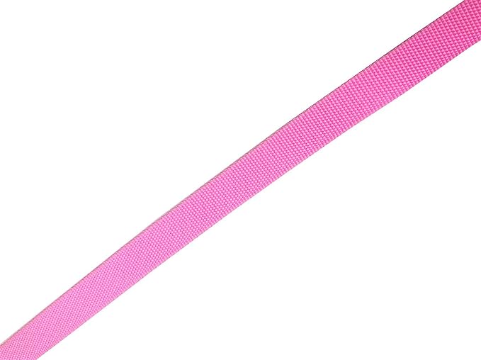 Nylon Dog Leash 4 Ft 5 Feet 6 Foot Long, Walking Training Dog Leashes for Medium Large Dogs, 1 Inch Wide (3/4" X 6 ft, Pink) - Image 5