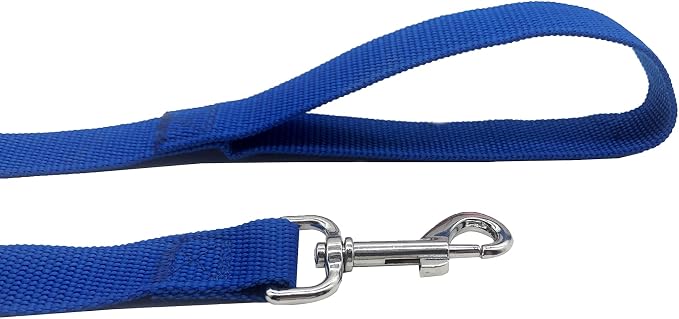 Strong Nylon Dog Leash, 4FT/ 5 FT/ 6FT Dog Leashes for Medium Large Dogs(4 FT, Blue) - Image 4