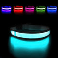 MASBRILL Light Up Dog Collars - LED Dog Collar Rechargeable Lighted Dog Collars Resistant-Water Night Walking Glow in the Dark Collars by MASBRILL