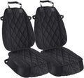 AsFrost Dog Seat Cover Cars Trucks SUVs, Thick 600D Heavy Duty Pets Car Seat Cover, Waterproof & Wear-Resistant Durable Nonslip Backing & Hammock Convertible, Black, 2 Pack | Thick 600D Oxford, Heavy Duty, Waterproof & Wear-Resistant, Durable Nonslip B... by AsFrost
