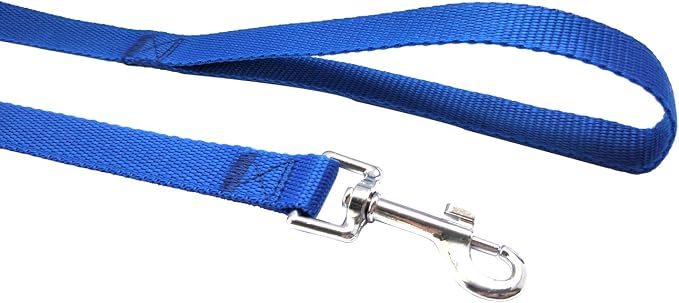 Nylon Training Dog Leash for Small Medium Large Dogs, 15ft 20ft 30ft 50ft Long Leash Dog/Puppy Lead for Obedience Recall Training, Camping (20ft, Blue) - Image 4