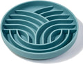 OHMO Slow Feeder Dog Bowl, 7.9" Lick Mat for Dogs, Tree of Life, Light Blue | Cat Slow Feeder Bowl, Anti Choking, Enrichment Toys, Easy Clean BPA-Free Silicone Feeding Bowl, Boredom and Anxiety Reducer by OHMO