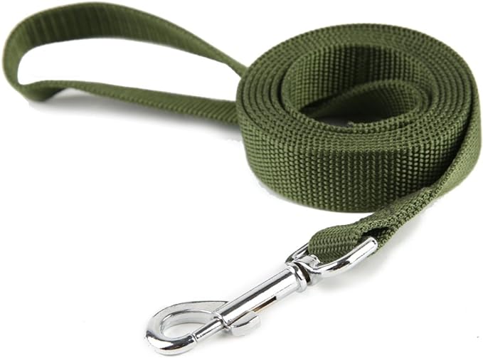 Nylon Dog Training Leash, Traction Rope, 4Ft /5 Foot /6 Feet Long, 5/8 inch 3/4 Inch 1 Inch Wide, for Small and Medium Dogs by TAIDA