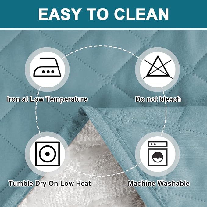Turquoize 100% Waterproof Sofa Covers Couch Cover Sofa Cover for Dogs Couch Protector Triple Non-Slip Sofa Slipcover for 3 Cushion Couch Furniture Protector for Pets, Kids (XL Sofa 78", Stone Blue) - Image 6