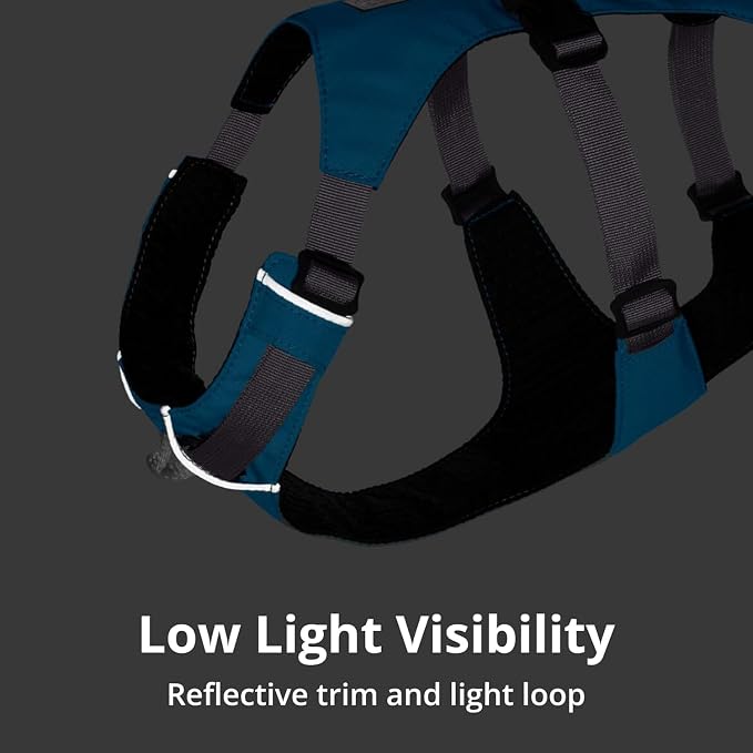 Ruffwear, Flagline Dog Harness, Lightweight and Reflective, No Pull Dog Lift Harness for Hiking, Running and Everyday Use, Basalt Gray, Medium - Image 6