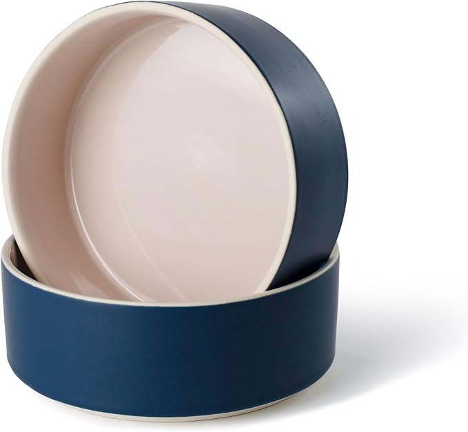 Fringe Studio Minimal Midnight Medium Stoneware Pet Bowl, PetShop Collection (479108) - Image 4