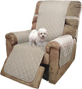 U-NICE HOME Reversible 23''Recliner Small Chair Cover, Beige/Beige | Recliner Cover for dogs Washable, Pet Friendly, Elastic Straps, Water Repellent, Diamond Quilted by U-NICEHOME