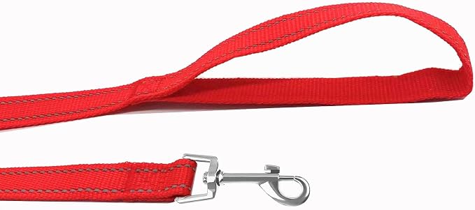 Nylon Training Dog Leash for Small Medium Dogs, 15ft 20ft 30ft 50ft 100ft Reflective Long Leash Dog/Puppy Lead for Obedience Recall Training, Camping - Image 5