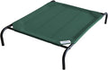 Coolaroo Original Elevated Dog Bed - Breathable Off-The-Ground Pet Bed with Cooling Fabric, Joint Relief & Moisture-Resistant Fabric, 100% Recyclable, Easy Clean, Brunswick Green, Extra Large by Coolaroo