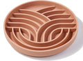 OHMO Slow Feeder Dog Bowl, 7.9" Lick Mat for Dogs, Tree of Life, Coral | Cat Slow Feeder Bowl, Anti Choking, Enrichment Toys, Easy Clean BPA-Free Silicone Feeding Bowl, Boredom and Anxiety Reducer by OHMO