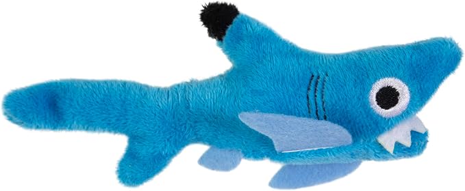 Mad Cat Shark Biter Ocean Themed Catnip and Silvervine Cat Toy, Pack of 1 | Sea creature design felines grab, wrestle and chomp during energetic play sessions, sparks natural instincts at home daily - Image 4