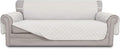 Easy-Going Reversible Couch Cover, 3 Cushion Sofa, Large, Ivory/Ivory | Machine Washable Slipcover For Dogs, Water Resistant Furniture Mat For Living Room, Non-Slip Sofa Cover, Pet Friendly by Easy-Going