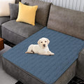 Tcksstex Waterproof and Non-Slip Dog Bed Cover and Pet Blanket Sofa Pet Bed Mat ，car Incontinence Mattress Protectors Furniture Couch Cover for Most Cats Dogs, Pets（40x50- Navy Blue） by TcksstexFauxFurDogBedCover