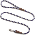 Mendota Pet Snap Leash - British-Style Braided Dog Lead, Made in The USA - Amethyst, 3/8 in x 6 ft - for Small/Medium Breeds by MendotaPet