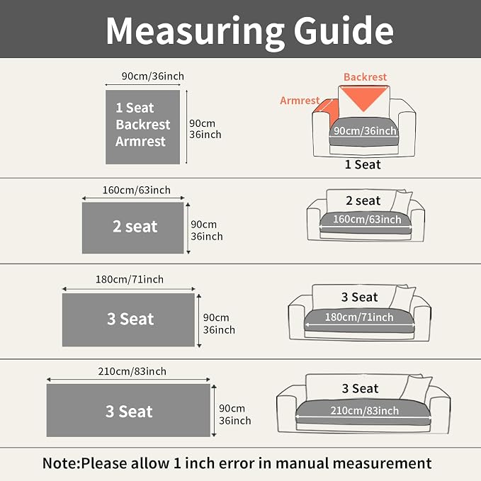 Couch Covers for Sectional Sofa, L Shaped Modular Couch Cover | 35”x63” Dark Grey Velvet Non Slip Sofa Covers Washable for Loveseats, Couch Protect Against Pet Hair, Scratches & Stains - Image 7