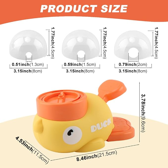Duck Treat Dispenser for Dogs & Cats, Interactive Slow Feeder Puzzle Toy, IQ Training Enrichment Bowl, Small Animal Problem-Solving Game, Adjustable Outlet Pet Feeder - Image 2