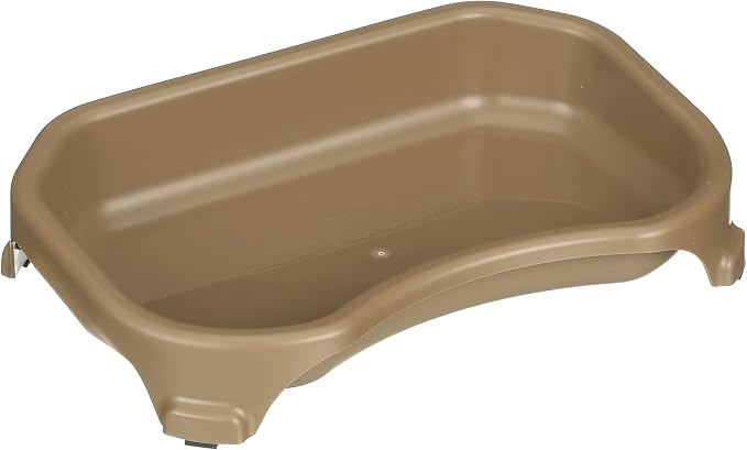 Neater Pet Brands Large Capacity Cat Bowls, Water Bowl for Cats, Reptiles, Chickens, Birds, & Small Animals, Cat Food Bowl (6 Cups), Indoor or Outdoor Water Trough & Feeder, Champagne by NeaterPetBrands