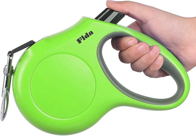 Fida Retractable Dog Leash, 16ft Heavy Duty Pet Walking Leash for Large Dog up to 110 lbs, Tangle Free. One-Hand Brake (Large, Green) by Fida