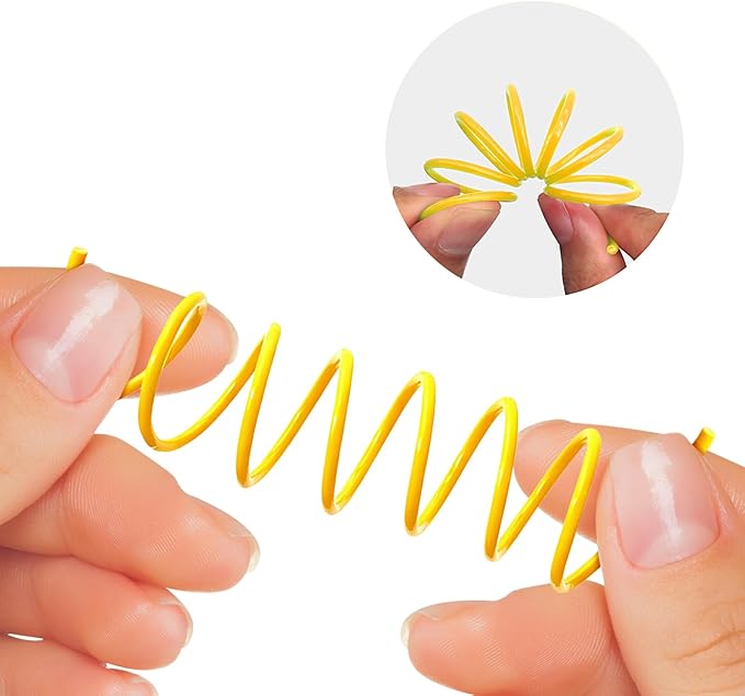 Cat Spring Toys 90 Pack, Interactive Toys for Kittens to Swat, Bite & Hunt, Colorful Durable Plastic Spiral Springs for Indoor Cats - Image 4