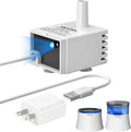 Pawtners Replacement Pump for 10in/6.7in Dog Fountain, Replacement Pump with Water Sensor & Indicator Light, Water Fountain for Cats Inside Ultra Quiet Water Pump,Easy to Disassemble & Clean by Pawtners
