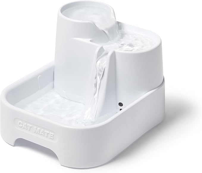 Cat Mate Genuine Pet Fountain 3-Level Fountain, Polymer-Carbon Filter, Super-Quiet Isolated Pump System… - Image 5