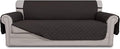 Easy-Going Reversible Couch Cover, 3 Cushion Sofa, Chocolate/Chocolate | Large, Washable Slipcover For Dogs, Water Resistant Furniture Mat For Living Room, Non-Slip Sofa Cover, Pet Friendly by Easy-Going