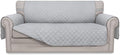 Easy-Going Sofa Slipcover Reversible Loveseat Sofa Cover Couch Cover for 2 Cushion Couch Furniture Protector with Elastic Straps for Pets Kids Dog Cat (Oversized Loveseat, Light Gray/Light Gray) | Oversized Loveseat Slipcover For Dogs, Water Resistant ... by Easy-Going