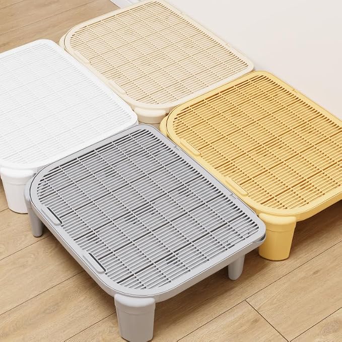 Cat Litter Mat Litter Trapping Mat,19.69"X15.95"X5.90"Litter Box Mat,Waterproof Cat Mats for Litter Large,Easy Clean,Non-Slip Litter Mat for Cat,Urine-Proof Kitty Litter Catcher Mat,Washable (White) - Image 3