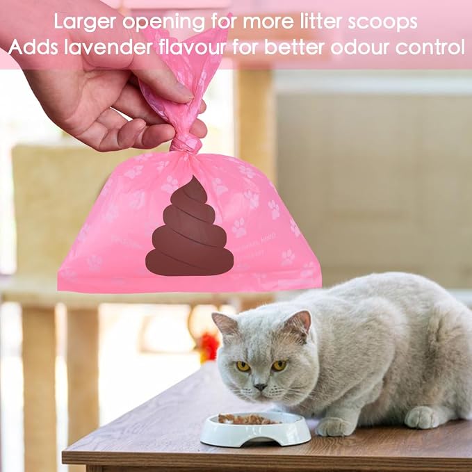 Poop Bags Rolls 256 Count - 9x13 Inches Pink Thickened Leakproof Lavender scent Poo Bags for Dogs, Eco-Friendly Pet Waste Bags for Walking, Home, Travel - Image 9