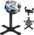 Dog Bowls Elevated Adjustable Stand, Raised Bowl with 3 Heights & Tilted Feeding Stand, Compatible with Various Bowls, for Medium & Large Breeds (with Bowl) Black by KMXASP
