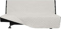 Easy-Going Reversible Couch Cover, Large Futon Sofa, Ivory/Ivory | Machine Washable Slipcover For Dogs, Water Resistant Furniture Mat For Living Room, Non-Slip Sofa Cover, Pet Friendly by Easy-Going