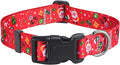 Mihqy Christmas Dog Collar, for Small Dogs, Christmas,S | Neck Fit 9.8"-15.7", Multiple Patterns，4 Sizes for Small Medium Large Dogs, Comfortable for Walks and Outdoor Hikes by Mihqy