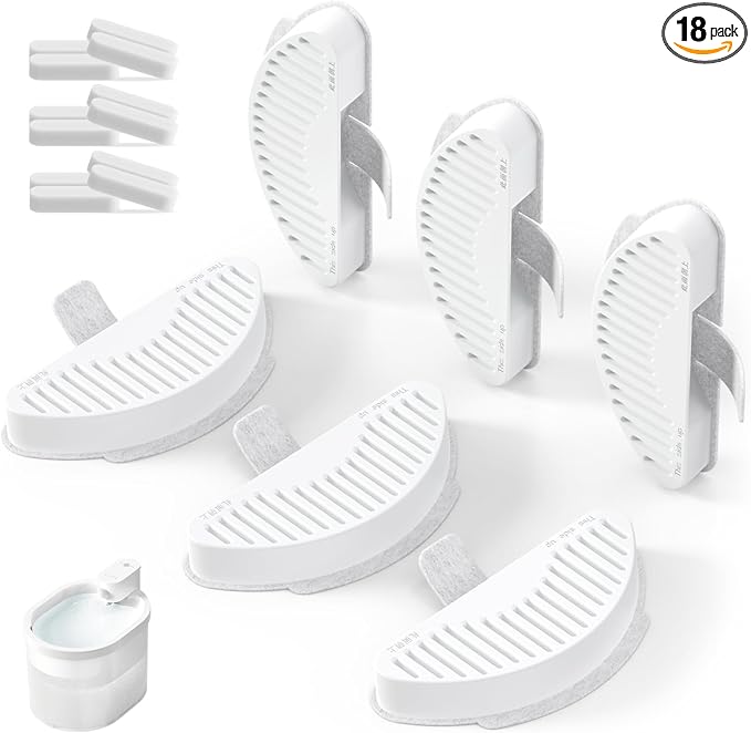 uahpet Official Water Fountain Filters Upgraded 6 Filters & 12 Sponges for 67oz/2L Automatic Pet Fountain by uahpet