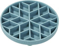 OHMO Slow Feeder Dog Bowl, 5.9" Lick Mat for Dogs, Diamond, Light Blue | Cat Slow Feeder Bowl, Anti Choking, Enrichment Toys, Easy Clean BPA-Free Silicone Feeding Bowl, Boredom and Anxiety Reducer by OHMO