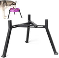 LOOBANI Elevated Dog Bowl Stand Adjustable 8.2"-11" Width for Large Seniors | for Senior & Arthritic Dogs, Reduces Neck Strain, Non-Slip Rubber Feet, Rust-Proof Stand, Easy Clean by LOOBANI
