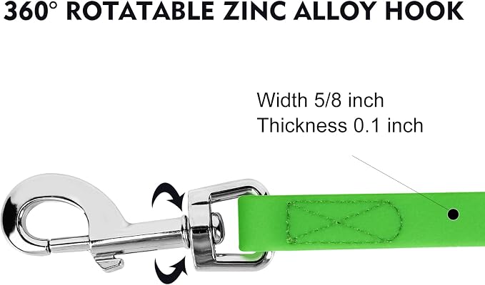Waterproof Long Leash Durable Dog Recall Training Lead Great for Outdoor Hiking, Training, Yard, Beach and Swimming (Green, 50ft) - Image 5