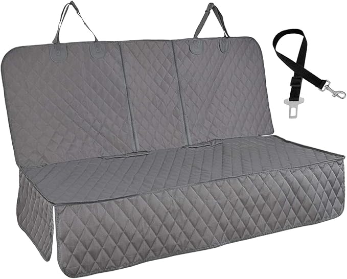 Honest Dog Car Seat Covers, Dog seat Cover with Side Flap for Cars, Trucks, and Suv's - Waterproof & Nonslip Pet Seat Cover for Backseat by HONESTOUTFITTERS