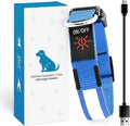 BSEEN Light Up Dog Collars - Reflective LED Dog Collar, Rechargeable Dog Glow Collar, Waterproof Glowing Dog Collar Lights for Night Walking (Royal Blue, Large) by BSEEN