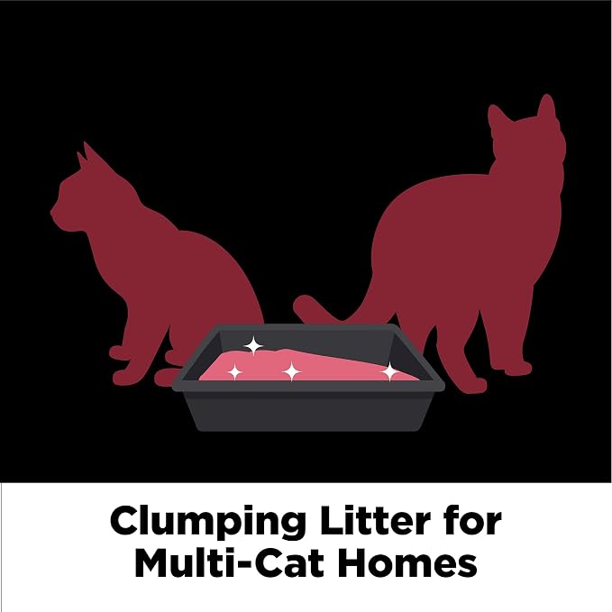 ARM & Hammer Clump & Seal Platinum Cat Litter, Multi-Cat Clumping Litter Forms Rock-Hard Clumps, Powerful Odor Eliminators with Baking Soda, 14-Day Odor Control, 18 lbs (Pack of 2) - Image 5